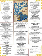 Tosh's Whistle Stop Cafe menu