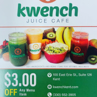 Kwench Juice Cafe food