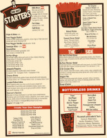 Rib Hut menu