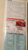 Tony's Pizza menu