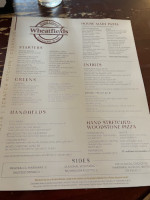 Wheatfields Restaurant And Bar Restaurant In Saratoga Spr menu
