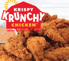 Krispy Krunchy Chicken inside