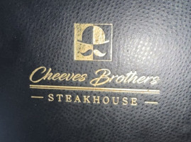 Cheeves Bros. Steak House food