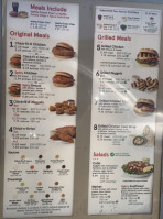 Chick-fil-a menu