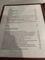 La Vita E Bella menu