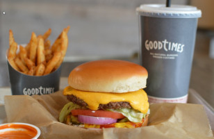 Good Times Burgers Frozen Custard food