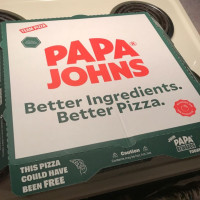 Papa Johns Pizza menu