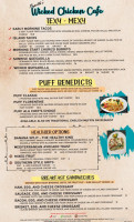 Pupillo's Wicked Chicken Cafe menu