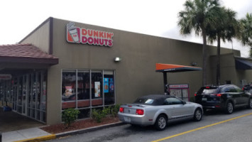 Dunkin' outside