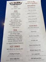 El Sabor menu