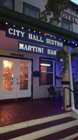 City Hall Bistro Martini outside