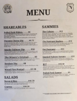 Copp Brewery, Winery Prohibition Grill menu