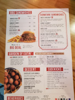 Sonny's Bbq menu