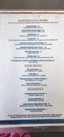 Sunset Grille menu