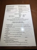 Pavino's Italian Bistro And Pizzeria menu