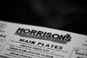 Morrison's menu