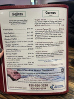 Los Amigos menu