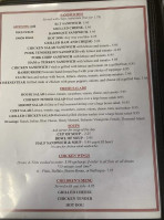 Hometown Cafe menu