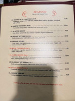 Golden Dragon menu