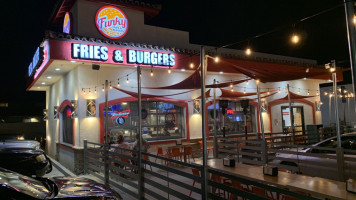 Funky Fries And Burgers food