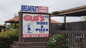 Gus's Subs Pizza Place inside