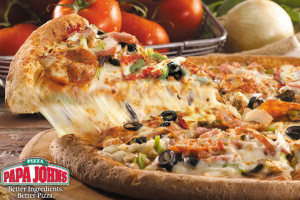 Papa Johns Pizza food