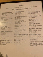 Winslow's menu