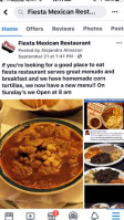 Fiesta Mexican food