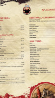 Tony’s Bbq Grill menu