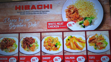 Hibachi Express Japanse Grill menu