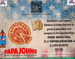 Papa Johns Pizza food