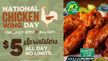 Quaker Steak Lube food