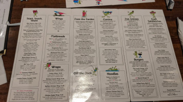 Gecko’s Grill Pub menu