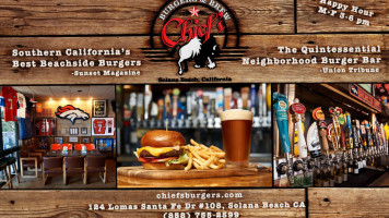 Chief's Burgers Brew food