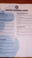 Casa Real Cantina Grill menu