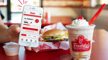 Freddy's Frozen Custard Steakburgers food