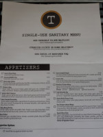 The Tavern Grill menu