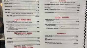 Mike's City Diner menu