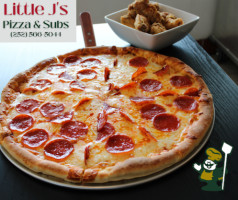 Little J's Pizza Subs food