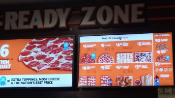 Little Caesars Pizza inside