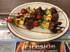 Fireside Steakhouse Lounge food