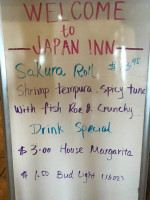 Japan Inn menu