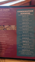 Monterrey Mexican Grill menu