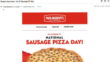 Papa Murphy 's Take 'n ' Bake Pizza food