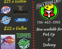 Fox's Pizza food