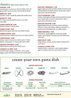 Rino's Italian Grill Pizza menu