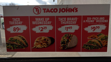 Taco John's food