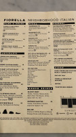 Fiorella Clement menu