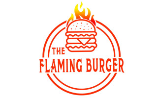 The Flaming Burger food