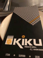 Kiku Hibachi Grill Sushi menu